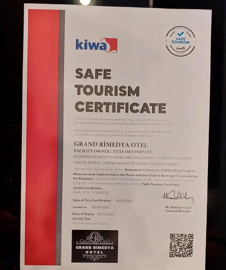Grand Rimedya Hotel Mudanya Bursa Eksteriør bilde